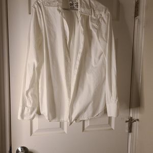 Men's white dress shirt